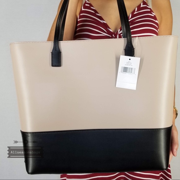 Kate spade Karla Wright place tote almond black - Picture 5 of 8